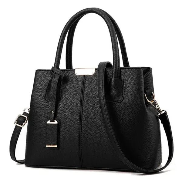 Bolsa Aurora Grande de Ombro em Couro