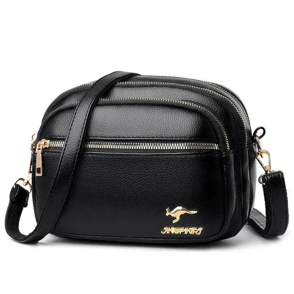 Bolsa Brooke Tiraclo de Couro com Design Vintage
