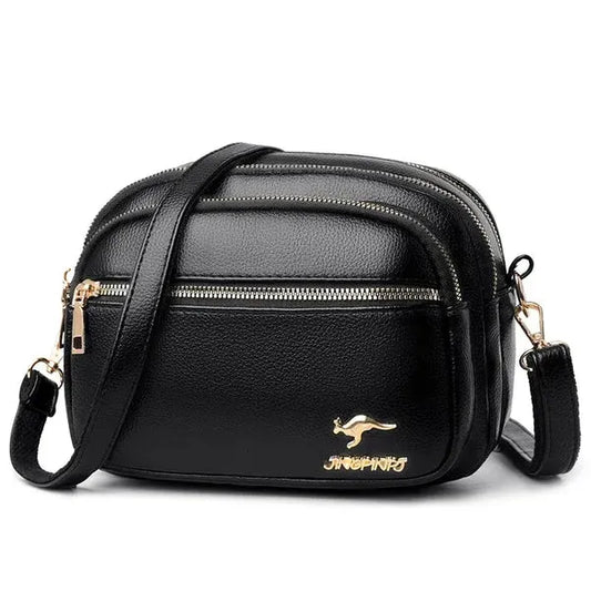 Bolsa Brooke Tiraclo de Couro com Design Vintage
