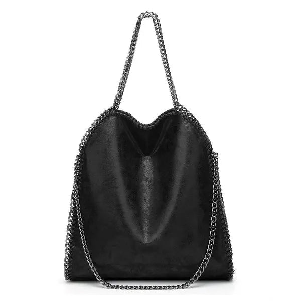 Bolsa Elise de Ombro com Alça de Corrente
