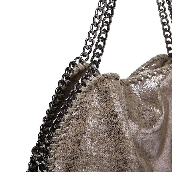 Bolsa Elise de Ombro com Alça de Corrente