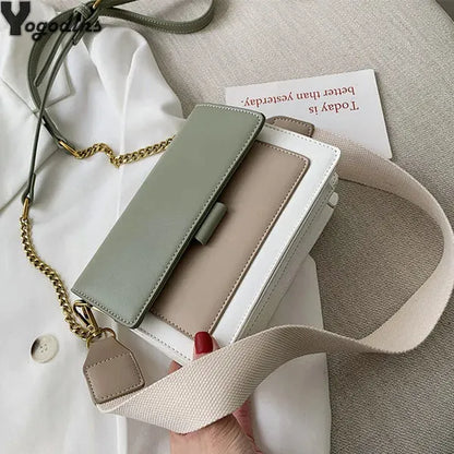 Bolsa Emily Pequena Transversal de Couro
