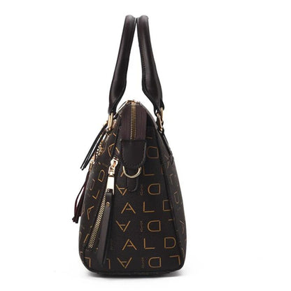 Bolsa Julia de Ombro de Couro com Tassel