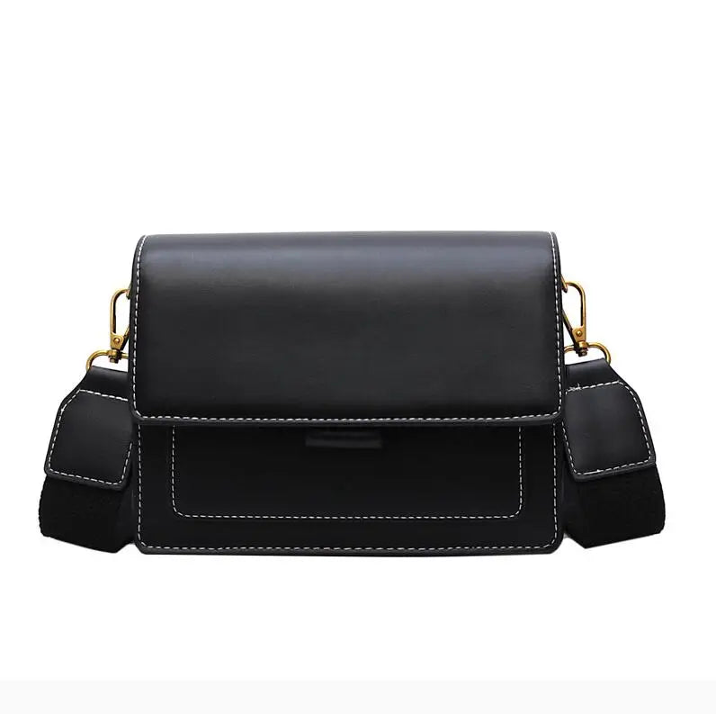 Bolsa Emily Pequena Transversal de Couro