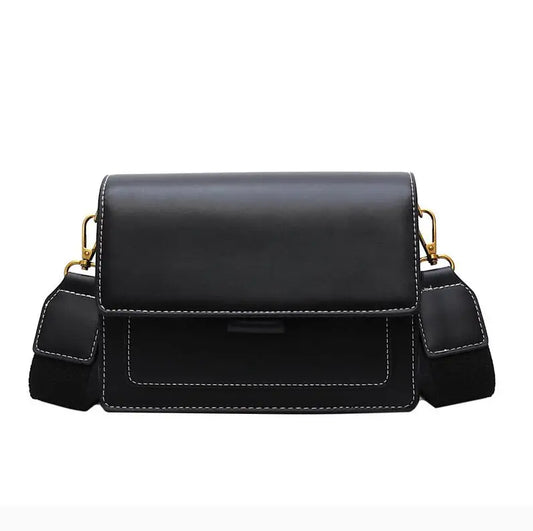 Bolsa Emily Pequena Transversal de Couro