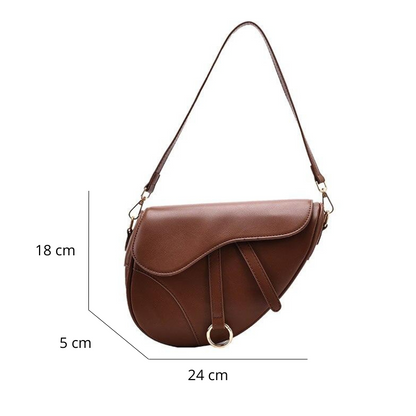 Bolsa Delfina Saddle com Alça