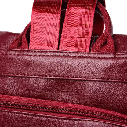Mochila Avery Feminina de Couro com Design Antifurto