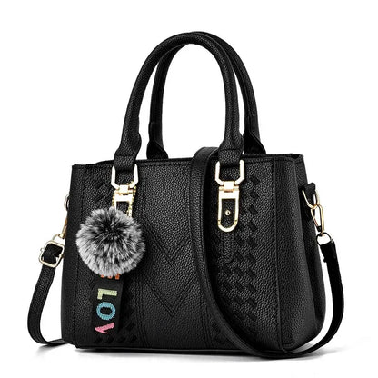 Bolsa Kristen Feminina Média Transversal com Bordado