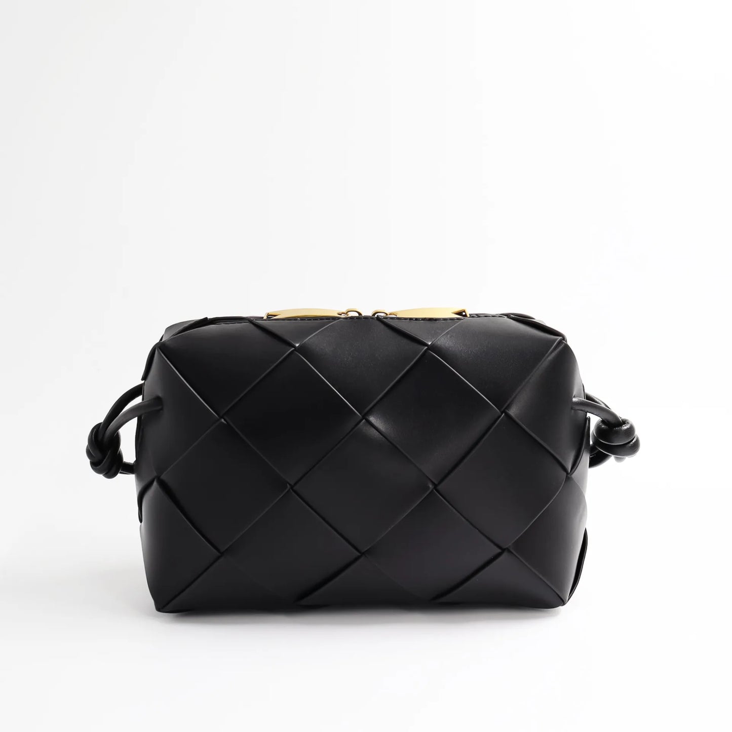Bolsa Zadie Quilted Pequena de Couro Entrelaçado