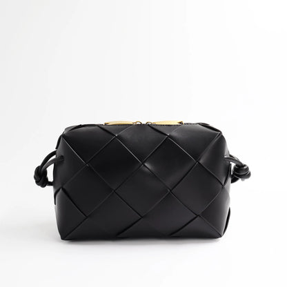 Bolsa Zadie Quilted Pequena de Couro Entrelaçado