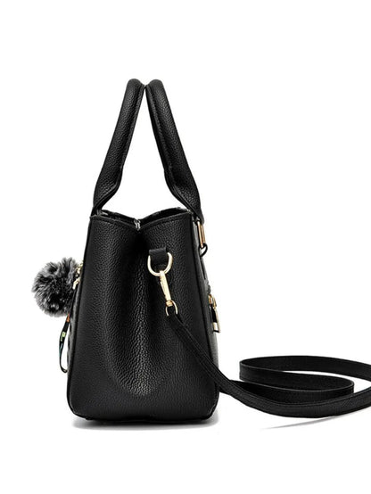 Bolsa Kristen Feminina Média Transversal com Bordado