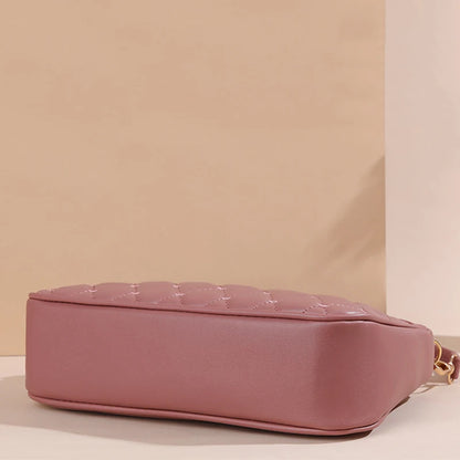 Bolsa Emery de Couro com Alça Transversal e Zíper