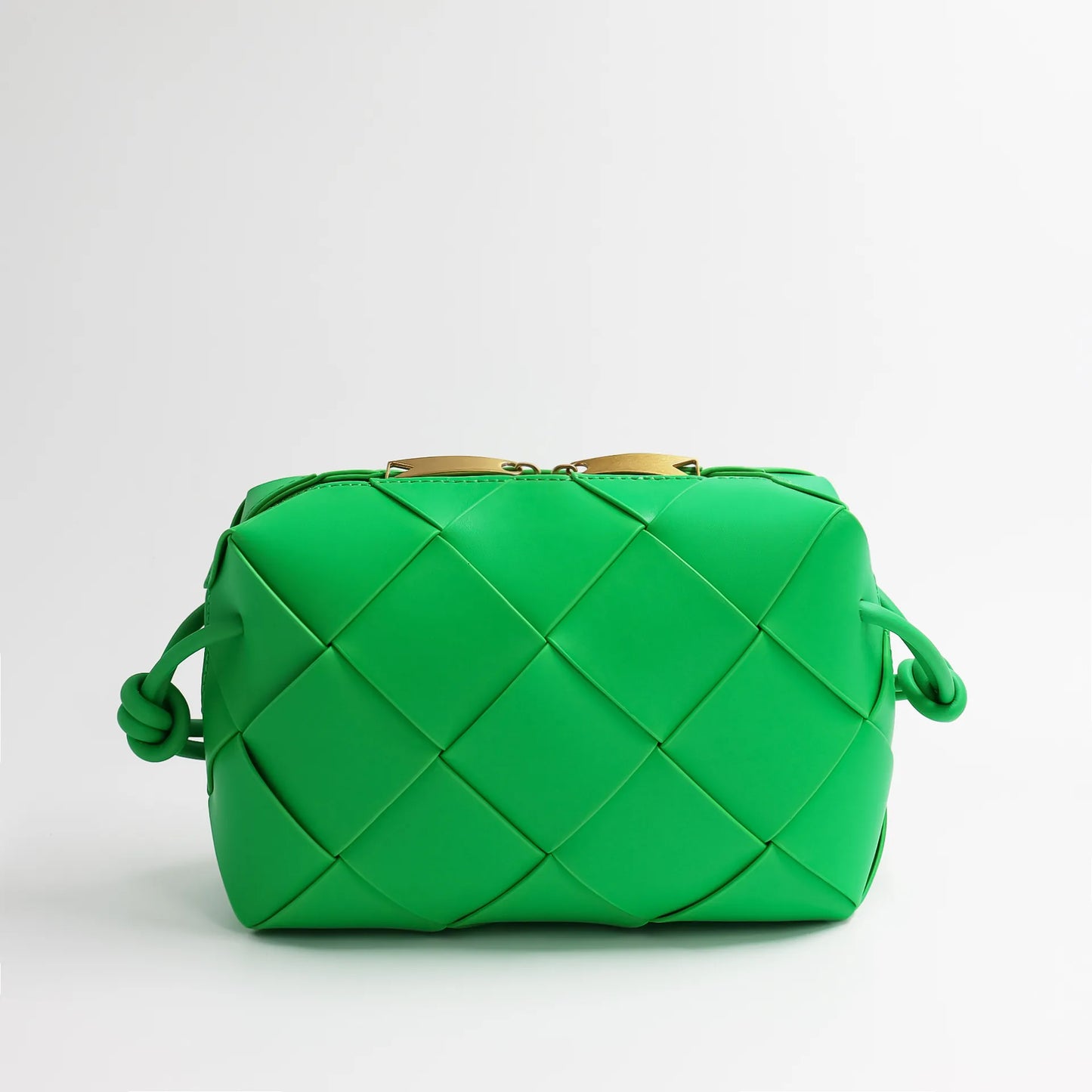 Bolsa Zadie Quilted Pequena de Couro Entrelaçado