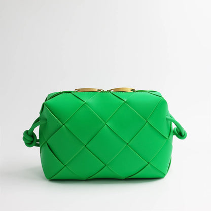 Bolsa Zadie Quilted Pequena de Couro Entrelaçado