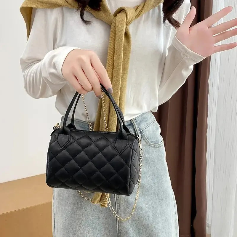 Bolsa Audrey Pequena Transversal com Alça de Corrente