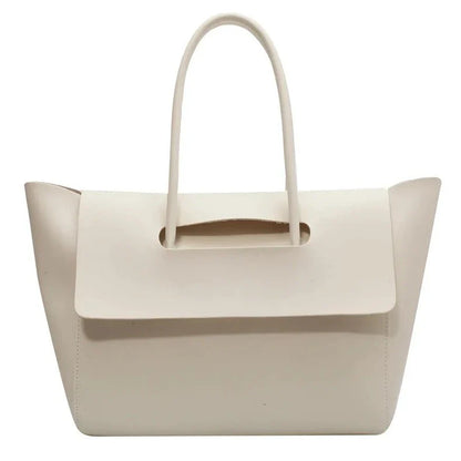 Bolsa Ophelia Tote Grande em Couro