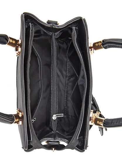 Bolsa Kristen Feminina Média Transversal com Bordado