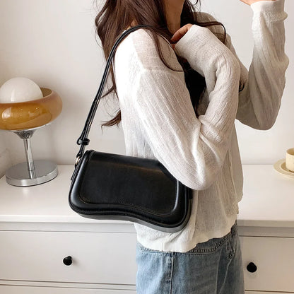 Bolsa Clubber Pequena de Couro