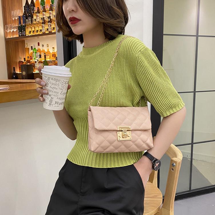 Bolsa Sophia Transversal de Couro