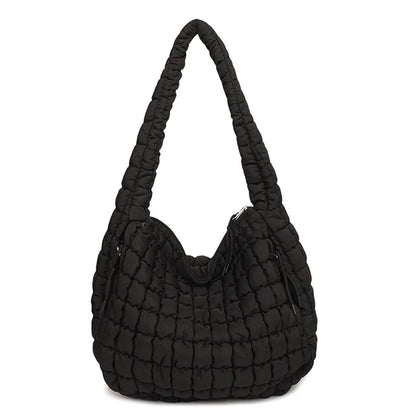 Bolsa Elka Puffer Quilted Hobo