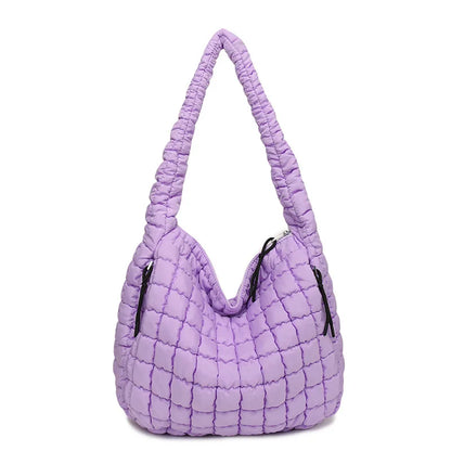 Bolsa Elka Puffer Quilted Hobo