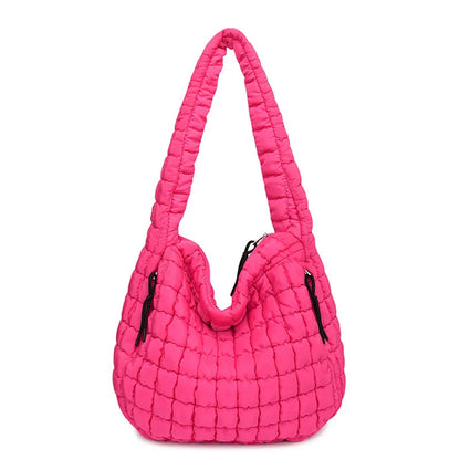 Bolsa Elka Puffer Quilted Hobo