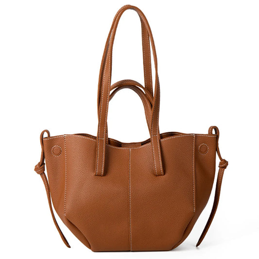 Bolsa Cowgirl Tote de Couro Pequena