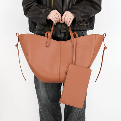Bolsa Cowgirl Tote de Couro Grande