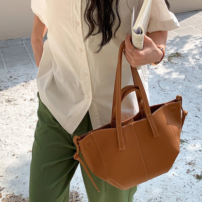 Bolsa Cowgirl Tote de Couro Pequena