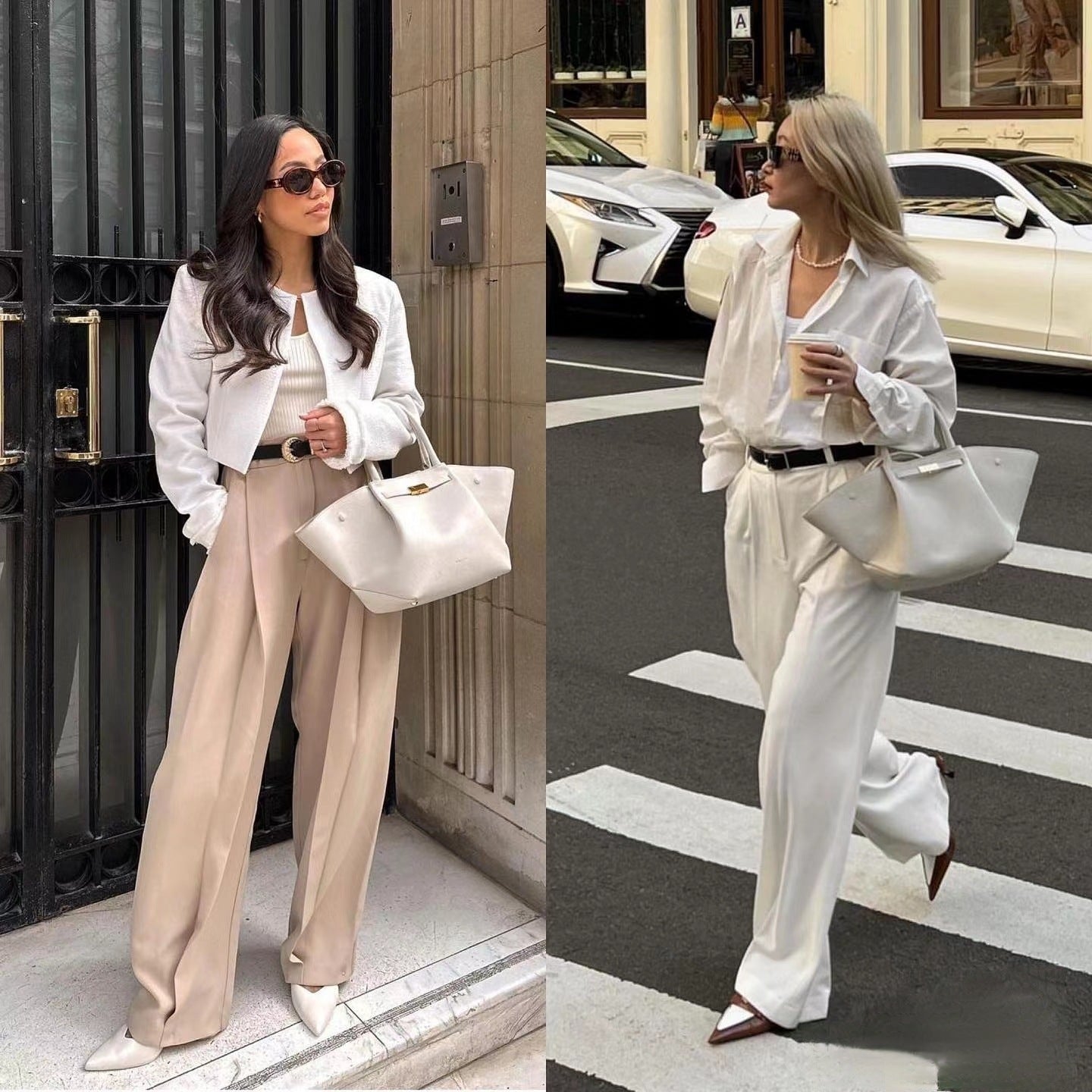 Bolsa New York Tote de Couro Dobrado