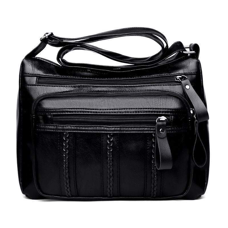 Bolsa Avery Pequena Tiracolo em Couro Macio