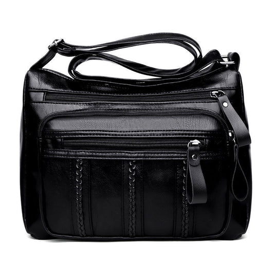 Bolsa Avery Pequena Tiracolo em Couro Macio