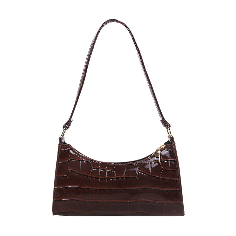 Bolsa Rachel com Padrão Jacaré