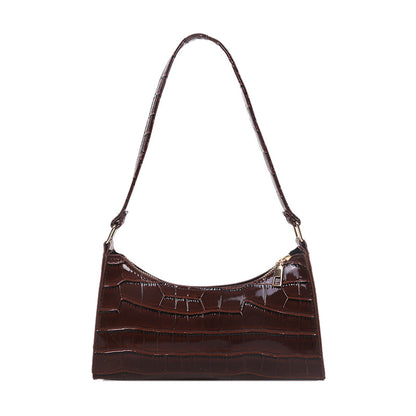 Bolsa Rachel com Padrão Jacaré
