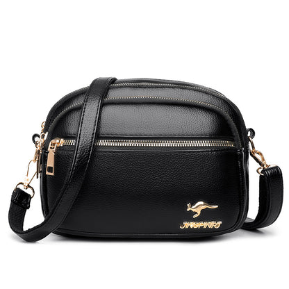 Bolsa Brooke Tiraclo de Couro com Design Vintage