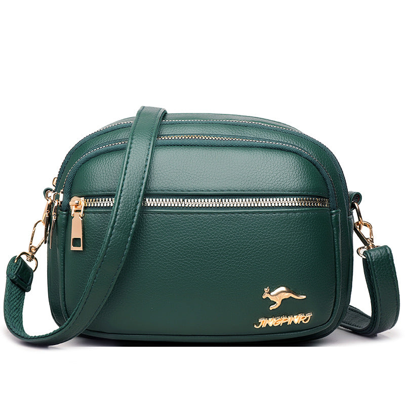 Bolsa Brooke Tiraclo de Couro com Design Vintage