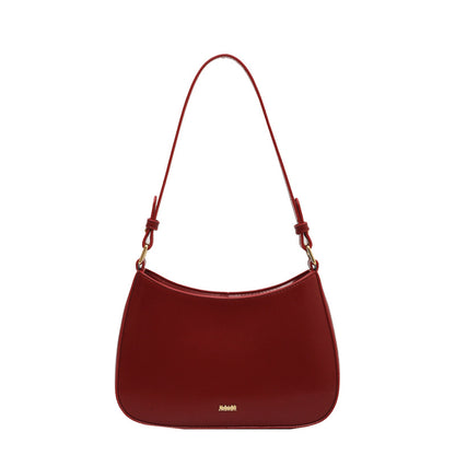 Bolsa Calista de Ombro Pequena de Couro