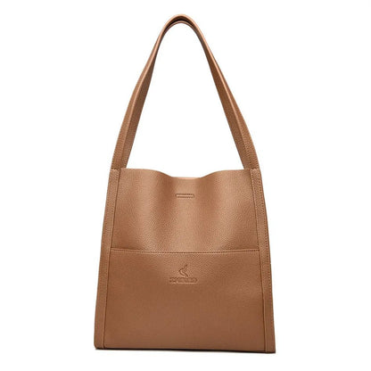 Bolsa Minimalista de Couro com Compartimentos Internos - La Rouge
