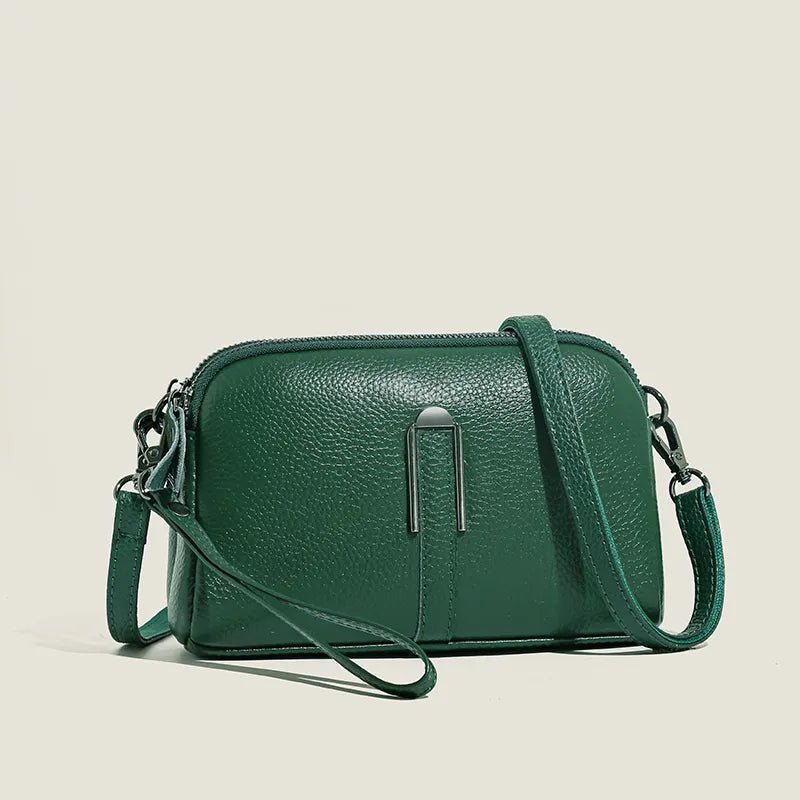 Bolsa Transversal Ártemis de Couro - La Rouge
