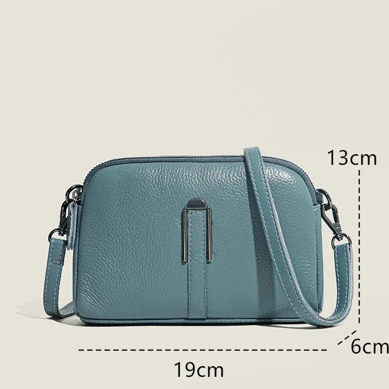 Bolsa Transversal Ártemis de Couro - La Rouge